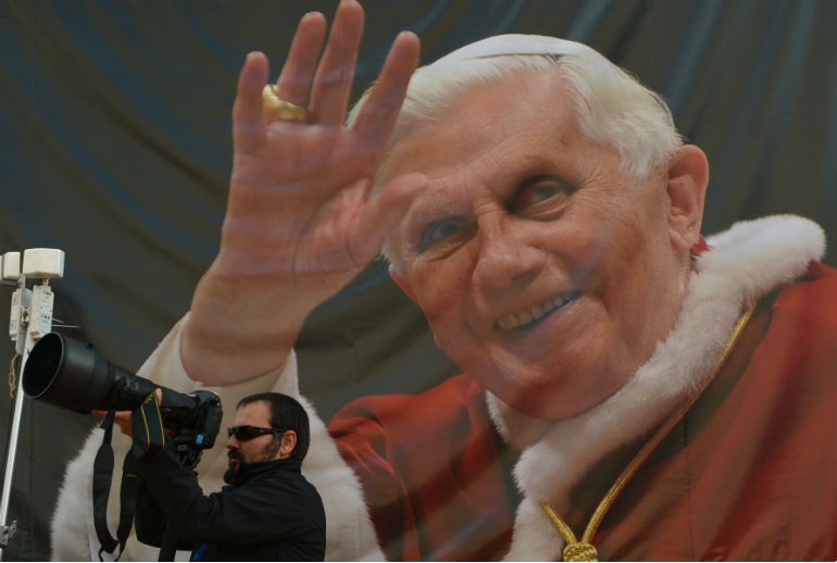 Papa Bento XVI se despede dos fiéis católicos no Vaticano