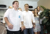 Prefeito do Recife, Geraldo Julio, participa de ato de apoio a Aécio