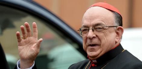 Dom Raymundo Damasceno disse que conversou com novo papa na quarta-feira, pouco depois do fim do conclave / Foto: FILIPPO MONTEFORTE / AFP