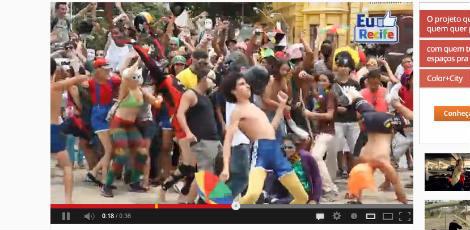 Harlem Shake virou febre ao redor do mundo. Recife não ficou de fora. / Foto: Reprodução/Youtube