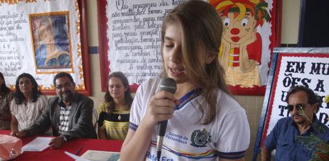 Maírla tem 14 anos e venceu concurso nacional / Divulgação