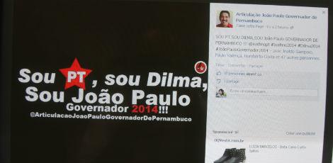 Na internet, João Paulo já é colocado como candidato ao governo de Pernambuco / 