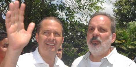 Ex-governador e candidato do PTB eram parceiros durante gestão de Eduardo Campos em Pernambuco / Alexandre Gondim/Acervo JC Imagem