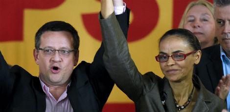 Chapa com vice Beto Albuquerque foi oficializada na última quarta-feira (20) / EVARISTO SA / AFP