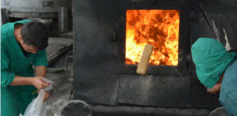 Drogas apreendidas em 2014 foram incineradas / Foto: Divulgação/Polícia Federal