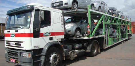 Carretas da Sada vão distribuir os carros produzidos pela montadora de Goiana / Divulgação