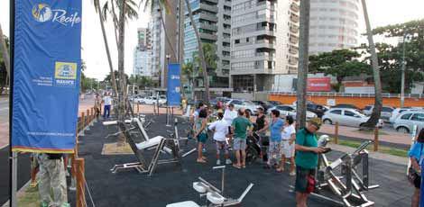 12ª Academia Recife também foi inaugurada no 2º Jardim / Fernando da Hora/JC Imagem