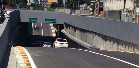 Túnel promete desafogar trânsito na área / Foto: Roberta Soares/JC
