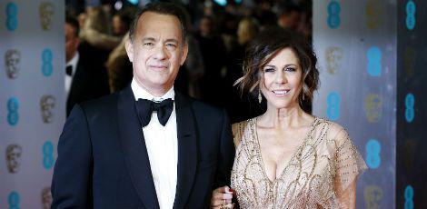 Tom Hanks e Rita Wilson estão casados há 27 anos / AFP