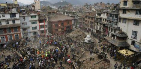 Terremoto do Nepal deixou mais de 7.000 pessoas mortas / Foto: AFP