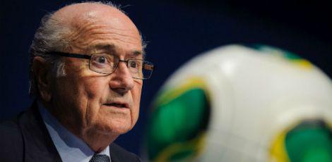 O presidente da Fifa, Joseph Blatter, cancelou presença em evento nesta quinta / AFP
