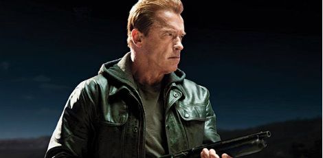 Arnold Schwarzenegger em O Exterminador do Futuro: Gênesis / Paramount Pictures