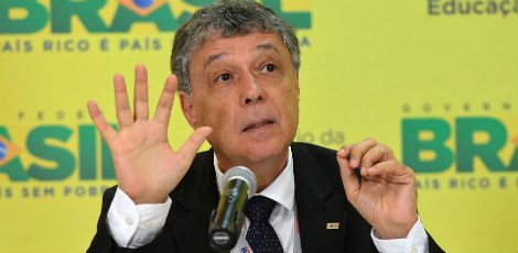 Chico Soares, presidente do Inep, em coletiva realizada nesta quarta em Brasília / Divulgação