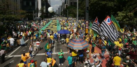 Manifestação na Avenida Paulista foi a mais movimentada do País / Foto: Oswaldo Corneti/ Fotos Públicas