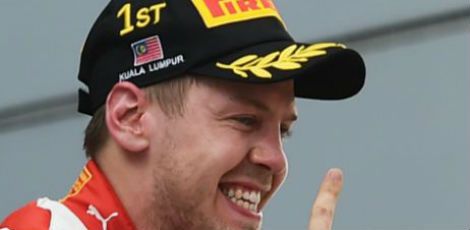 O alemão Sebastian Vettel, da Ferrari, marcou o tempo de 1min43s885 / Foto: Reprodução/Internet