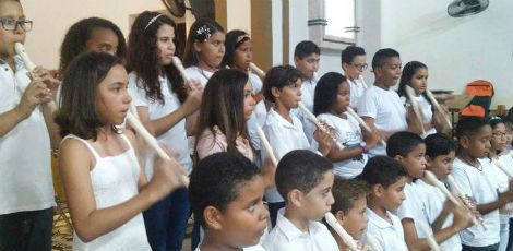 Cursos de musicalização infantil e básico de música são os ofertados na escola / Fotos: Arquivo/Prefeitura do Cabo de Santo Agostinho
