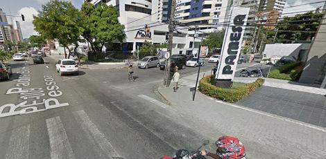 Obra será no cruzamento com a Rua Padre Bernardino Pessoa / Foto: Google Street View