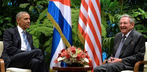 Obama fez críticas à democracia de Cuba e seu histórico sobre direitos humanos / Foto: NICHOLAS KAMM / AFP