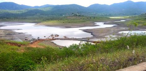 Barragem Bitury chegou a zero de acumulação e não tem mais condições de abastecer municípios / DivulgaçãoCompesa