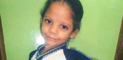 A menina de 8 anos foi atingida na cabeça por um disparo acidental efetuado pelo irmão, nessa terça-feira (19) / Foto: Cortesia para a Rádio Jornal