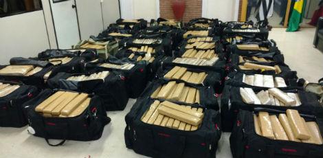 Três toneladas de drogas foram apreendidas / Foto: Divulgação / SSP-SP