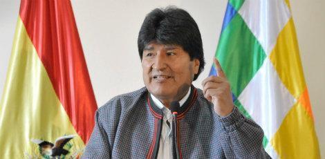 Morales disse que chanceler chinês teria se mostrado disposto a colaborar com o projeto de um trem que ligue os oceanos Pacífico e Atlântico / Foto: Freddy Zarco/ ABI