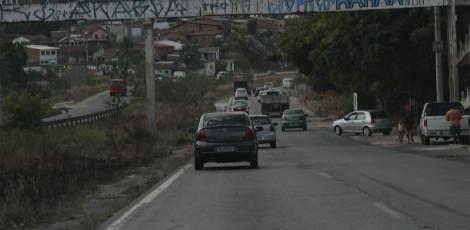Trecho da BR-101 no Ibura: Pavimentação da rodovia foi considerada 