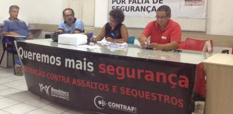Bancários decidiram aderir à mobilização após assembleia realizada nesta terça-feira / Foto: Sindicato dos Bancários/ Divulgação