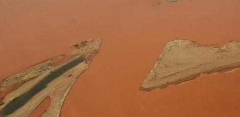 Rompimento da barragem que afetou o Rio Doce aconteceu em novembro de 2015 / Foto: Fred Loureiro/ Secom ES
