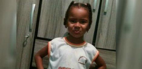Jardiely Maria Menezes da Silva, de 5 anos, foi assassinada quando voltava de uma festa com os pais / Foto: Reprodução/TV Jornal