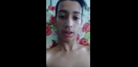  Wesner Moreira da Silva, 17, gravou a mensagem antes de falecer / Foto: Reprodução/Youtube