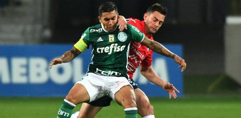 Dudu foi um dos destaques do Palmeiras na conquista do título do Campeonato Brasileiro no ano passado e também vem tendo um bom início de temporada / NELSON ALMEIDA / AFP