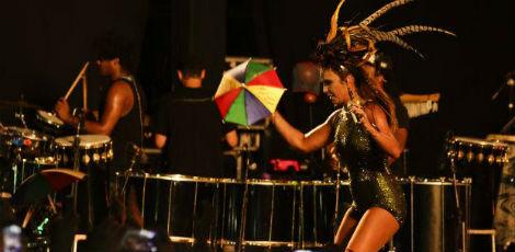 Este ano, Ivete participou de prévias carnavalescas no Estado.  / Foto: Dayvison Nunes/JC Imagem