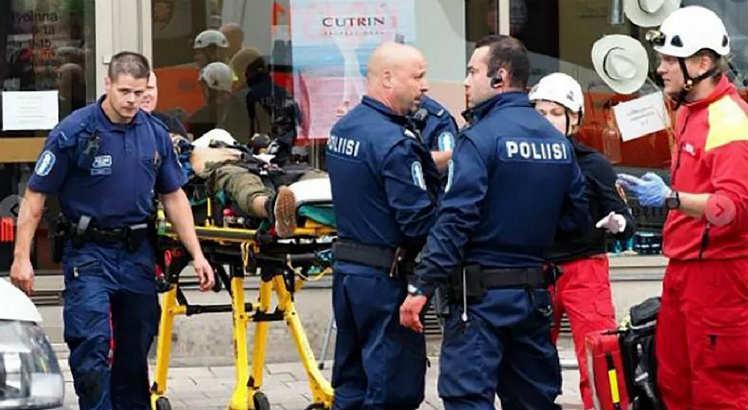 Resultado de imagem para atentado finlandia fotos publicas