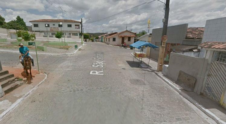 Crime foi na Rua São Sebastião, no centro de Itambé / Foto: Reprodução / Google Maps