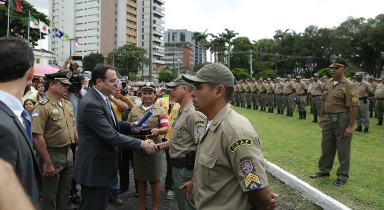 Ao anunciar Conselho de Segurança, Paulo Câmara (PSB) voltou a prometer redução da violência / Foto: divulgação/SEI