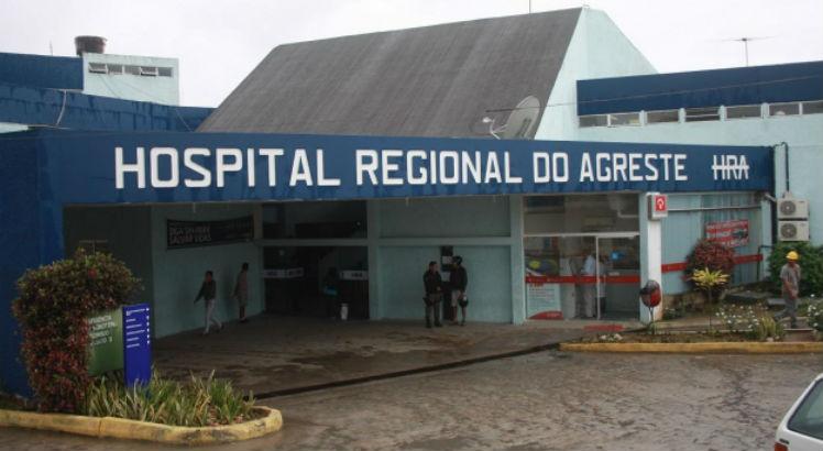 Severino Pereira foi transferido para o Hospital Regional do Agreste, na cidade de Caruaru / Foto: Secretaria de Saúde