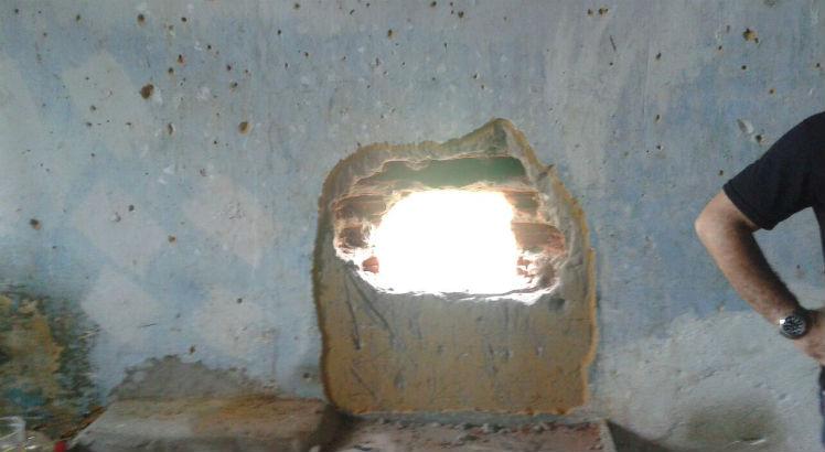Os detentos fugiram por um buraco aberto no muro do HCTP / Foto: Divulgação/Sindasp