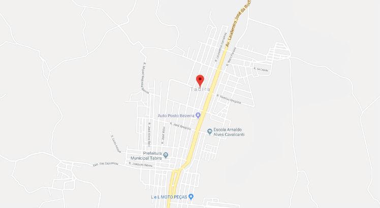 Incêndio foi registrado na Zona Rural de Tabira / Foto: Google Maps
