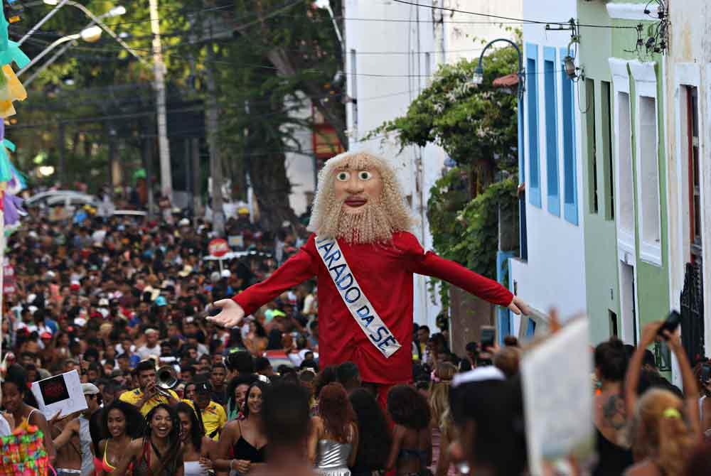 Foto: Bobby Fabisak/JC Imagem Data: 16-2-2020 Assunto: CIDADES - Pré Carnaval no Bairro do Recife.  