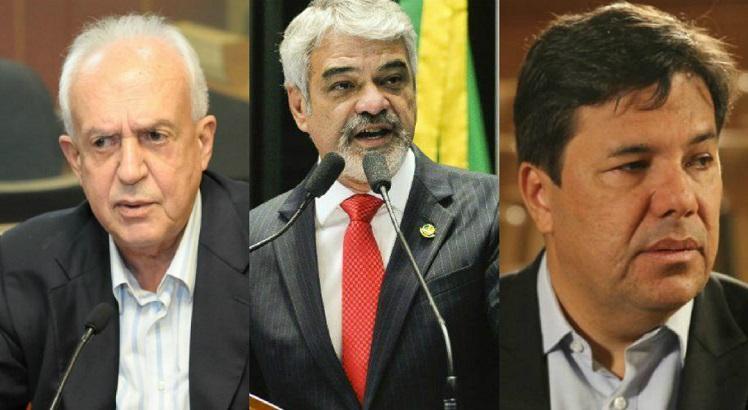 Jarbas Vasconcelos, Humberto Costa e Mendonça Filho são os três primeiros colocados da pesquisa / JC Imagem e Agência Senado