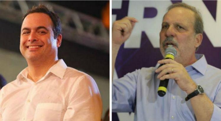 Candidatos ao governo de Pernambuco, Paulo e Armando trocaram acusações durante toda a sexta-feira / Foto: Acervo