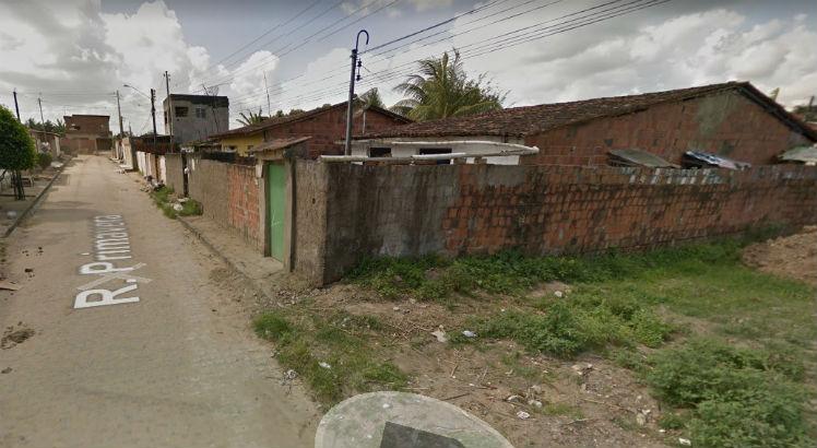 Crime aconteceu na rua Primavera, em São Lourenço da Mata / Foto: Reprodução/ Google Street View