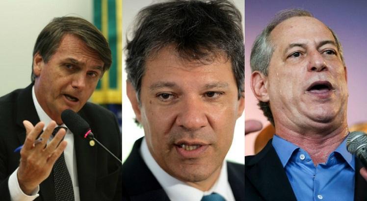Ibope para presidente, votos válidos: Bolsonaro, 41%; Haddad, 25%; Ciro, 13%; Alckmin, 8%