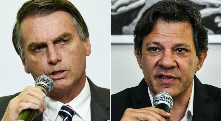 Jair Bolsonaro (PSL) e Fernando Haddad (PT) / Agência Brasil