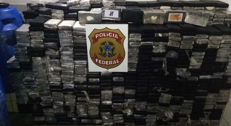 Ao todo foram apreendidos 5.560 quilos de cocaína / Foto: Divulgação / Polícia Federal