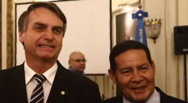 O presidente eleito Jair Bolsonaro (PSL) e o seu vice, Hamilton MourÃ£o (PRTB) poderÃ£o se tornar cidadÃ£os recifenses / Foto: ReproduÃ§Ã£o/Twitter