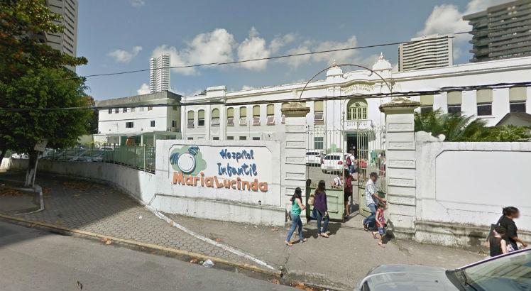 A menina está internada no Hospital Maria Lucinda e não tem previsão de alta / Foto: Reprodução/ Google Street View