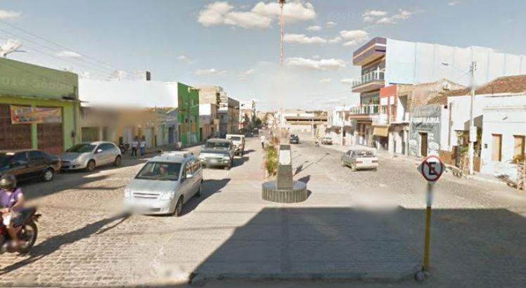 Crime ocorreu no centro de Tabira / Foto: Reprodução/Google Street View