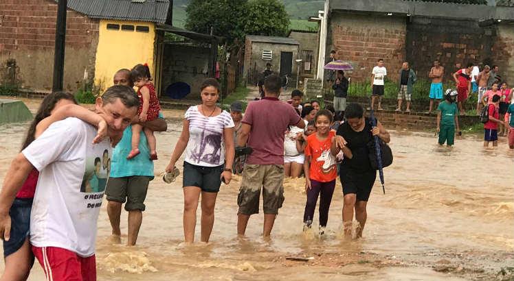 Cerca de 30 famílias foram afetadas pela chuva do último domingo / Foto: Defesa Civil/ Divulgação